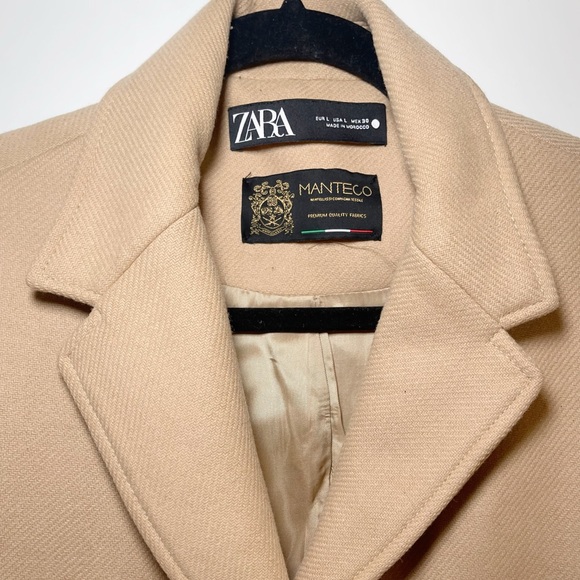 Zara wool coat - Camel (L) - Picture 4 of 5